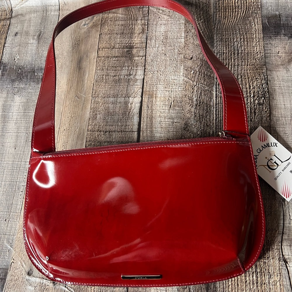 Furla  Red patent leather small Women's Bag - Picture 5 of 15